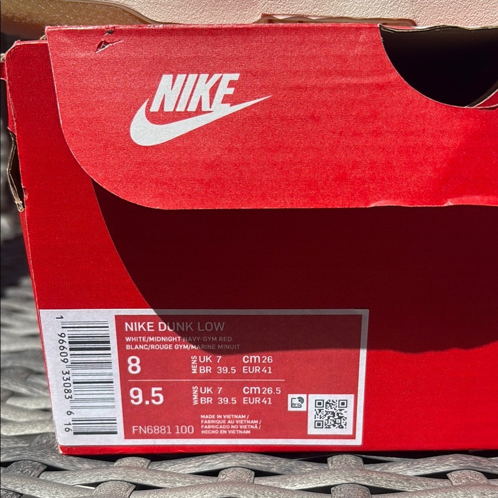 Nike Cream and Gray/Blue Sneakers - Picture 6 of 6